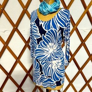 Tori Richards Honolulu floral knit tunic dress